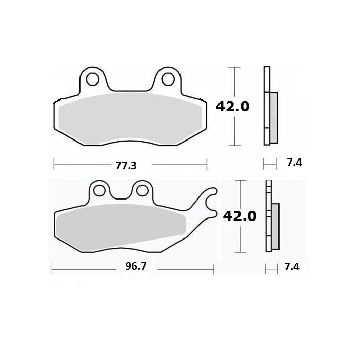 Jarrupalat (LPI) H42mm x B77mm / H42mm x B97mm