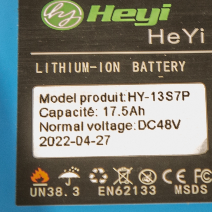Batteri Lithium 48V17.5Ah