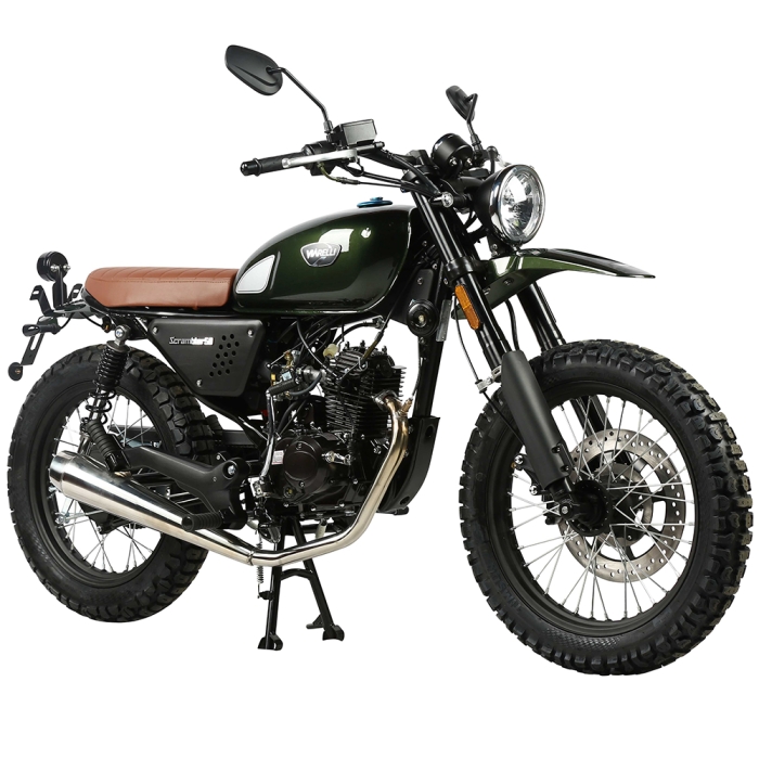 Vihreä Skootteri valmistajalta Viarelli, Scrambler 0
