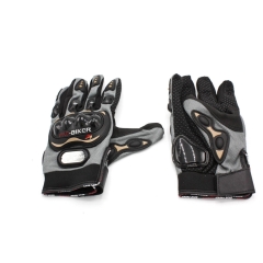 Skyddshandskar till ATV, cross, enduro - Gr&aring;/Svart