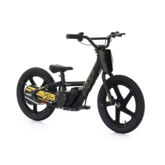 Lasten S&auml;hk&ouml;py&ouml;r&auml; 150W RXF DNA 16" musta/kultainen - 20 km/h