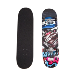 Street Skeitboard X-Pro Graffiti Skull Black