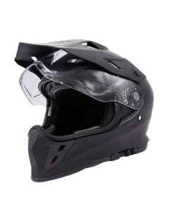 Kypärä 3-in-1 integral/cross/enduro mattamusta