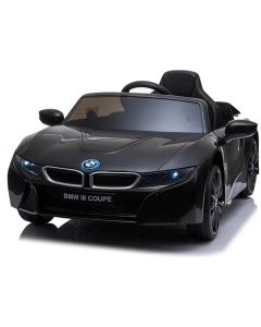 Lasten sähköauto BMW i8 12V – kauko-ohjattava, 3–5 km/h, maksimipaino 30 kg – musta