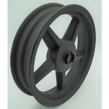 Fälg 12" fram alu svart