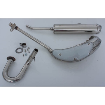 Avgassystem rostfritt - Motard