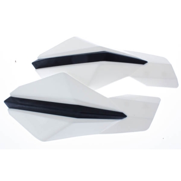Handtagsskydd vita H+V - Motard