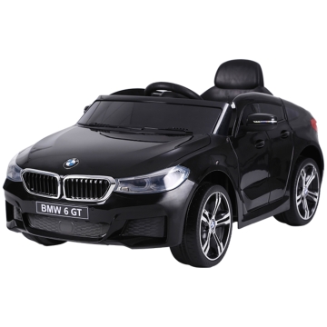 BMW 6 GT 12V lasten sähköajoneuvo – kauko-ohjattava, 3–5 km/h, maksimipaino 30 kg – musta