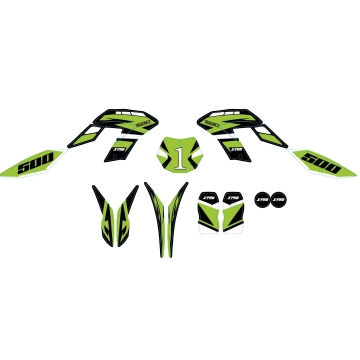 Dekalkit Dragonfly - Grön