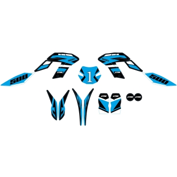 Dekalkit Dragonfly - Blå