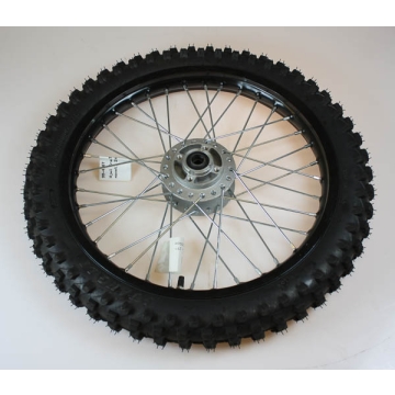 Hjul Fram Svart 17" 70/100-17(Gamla navet) 250cc