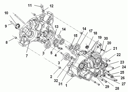 E03: Crankcase