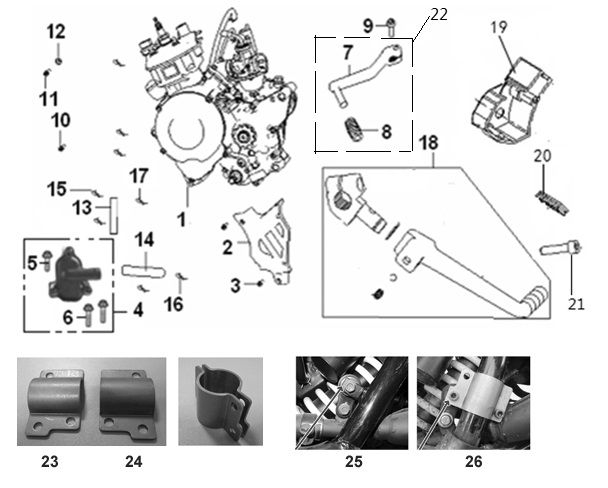 F22: Engine attachments