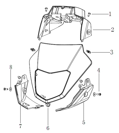 F16: Headlight cover