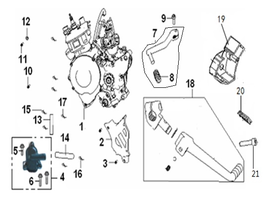 F22: Engine attachment