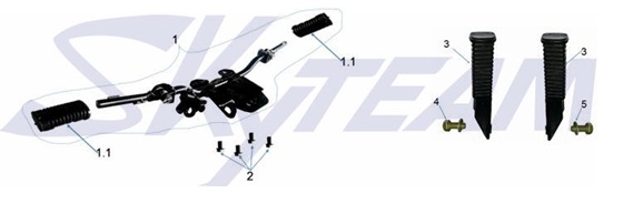 F06: Footrest assy