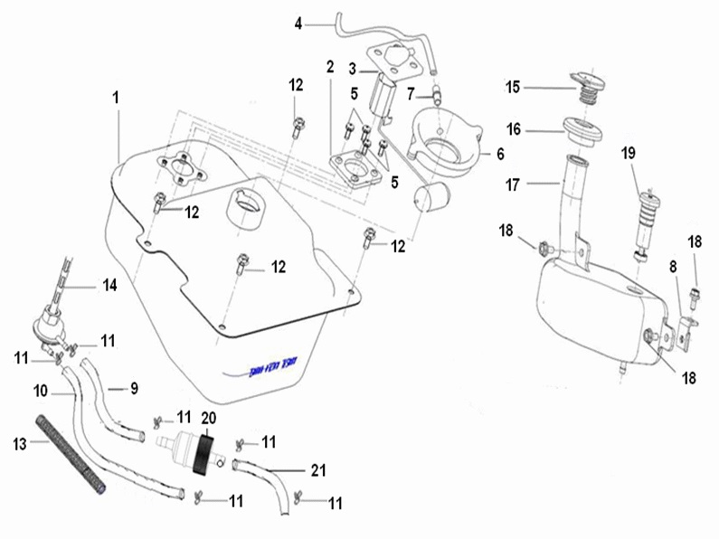 F07: Fueltank, Oiltank