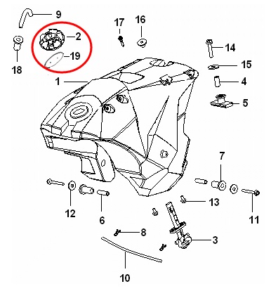 F07: Fuel tank