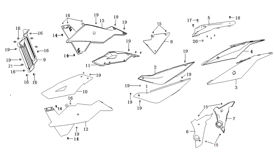 F17: Side cover