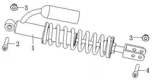 F13: Shockabsorber rear