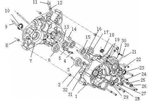 E03: Crankcase