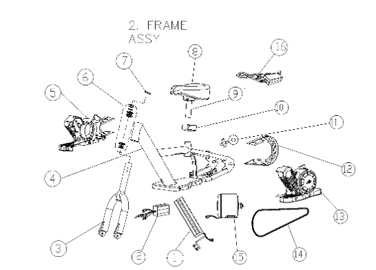 E 01: Ram, Chassi, Motor, Batteri main product photo