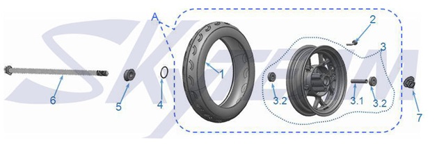 F17: Rear wheel