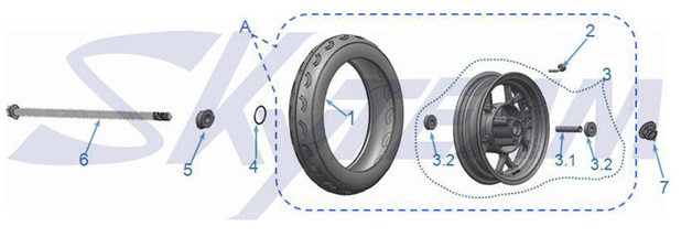 F17: Rear wheel