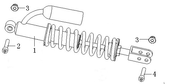 F13: Shock absorber rear