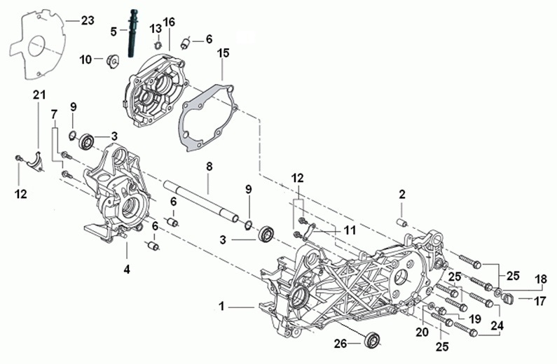 E02: Crankcase