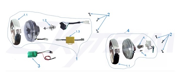 Speedometer and Lamps 1