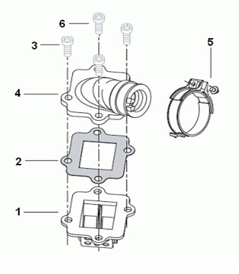 E10: Reedvalve assy