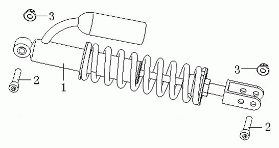 F13: Shockabsorber rear