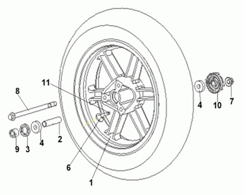 F03: Front wheel