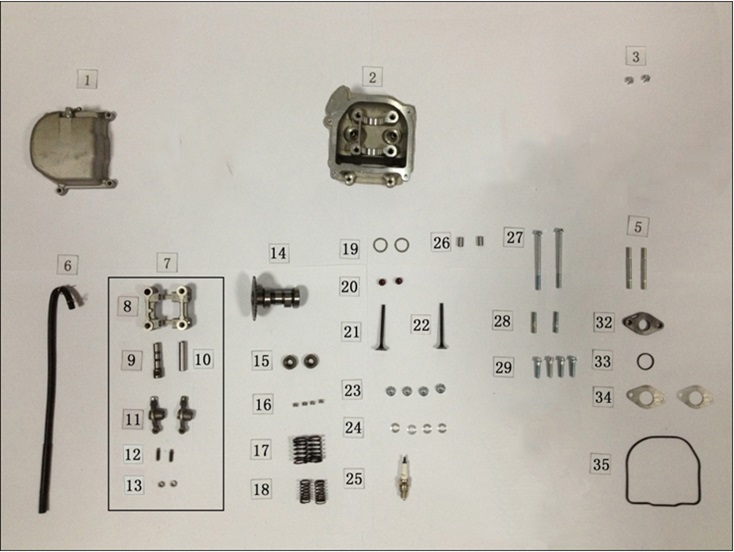 E02: Cylindertopp, Ventiler, Insug