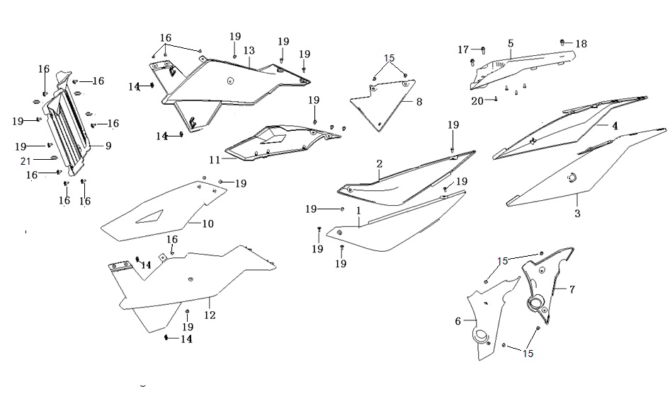 F17: Side cover