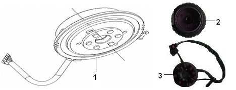 E16: Magneto stator