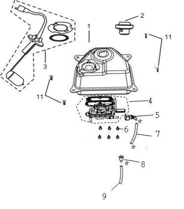 F06: E4+E5 Bränsletank