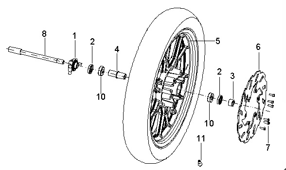 F03: Frontwheel