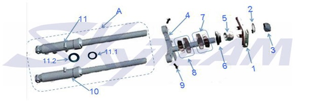 F14: Front fork