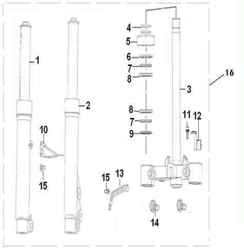 F02: Front fork