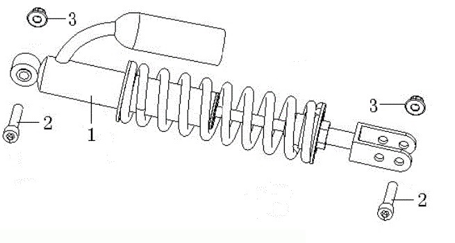 F13: Shockabsorber rear