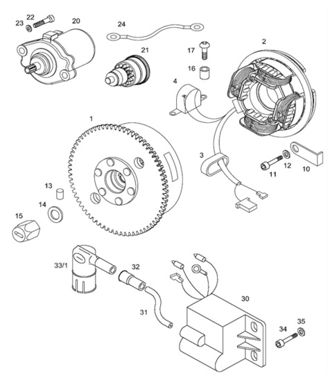 F04: Magneto assembly